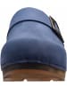 Sanita Comfortwear Clog "Wood-Urban Open" in Blau
