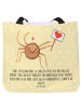 Mr. & Mrs. Panda Shopper Spinne Agathe Motivation mit Spruch in Gelb Pastell