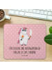 Mr. & Mrs. Panda Maus-Pad Einhorn Woodstock mit Spruch in Rot Pastell