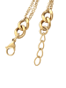 faina Women Multi-Strand Chain Link Bracelet in Gold