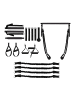 relaxdays Pilates Bar Kit in Schwarz