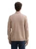Tom Tailor Pullover in parasol brown melange