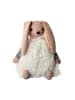 Crochetts Rucksack Hase in Rosa und Weiß – (B)32 x (H)45 x (T)12 cm