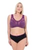 Ulla Popken Entlastungs-BH in helle pflaume