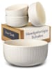 Cosumy Müslischalen Set Ø14,5 cm, 4er Set, 700 ml Keramik gestreift