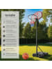 tectake Basketballanlage Dirk, Korbhöhe 230 - 305 cm, mit Ball & Pumpe