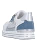 remonte Halbschuh in Weiß/Blau