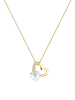 Elli Halskette 925 Sterling Silber Herz in Gold