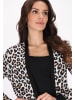 faina Women Cardigan in black brown