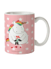 Mr. & Mrs. Panda Kaffeetasse Einhorn Traurig ohne Spruch in Rot Pastell