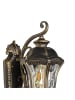 Licht-Erlebnisse Außen Wandlampe (B)21 x (H)45.5 cm in Schwarz Kupfer