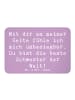 Mr. & Mrs. Panda magnet Spruch Beste Schwester mit Spruch in Lavendeltraum