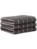 Cawö Handtuch 3er Pack in Anthrazit