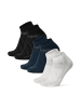 DANISH ENDURANCE Socken Aero Cycling Low-Cut in black/navy/white