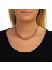SilberDream 925 Silber, vergoldet (Roségold 333) Damen Halsketten Geflecht  ca. 45cm