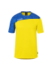 Kempa Trainings-T-Shirt Athletics 29 in limonengelb/royal