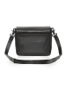 Mandarina Duck Mellow Leather Umhängetasche Leder 23 cm in nero