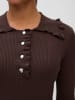 Vero Moda Gestrickter Rollkragen in Hot Fudge