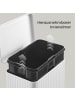 SONGMICS Mülleimer Patia in Wolkenweiß - (B)33.6 x (H)62.5 x (T)40.3 cm - 50 L