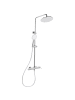 Beliani Wannenarmaturen PUYEHUE in Silber - (W) 24 x (H) 81 x (L) 30 cm