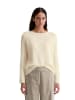 Marc O'Polo Bouclé-Pullover regular in White Cotton