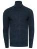 Rusty Neal Slim Fit Feinstrick Business Rollkragen-Pullover in Hell Petrol