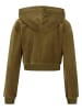 Von Dutch Zip-Kapuzenpullover in khaki