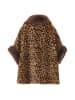 fraully Damen Poncho in Braun