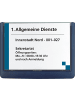 Durable Türschild BxH 149x105,5mm dunkelblau