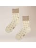 Kunert Socken Business Dots gepunktet in Night-Beige