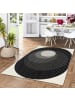 Pergamon Designer Teppich Passion Modern in Schwarz