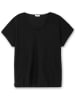 sheego T-Shirt in schwarz