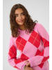 CULTURE Strickpullover CUharlekin Classic fit in Fuchsia Pink Melange