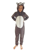 NORMANN Jumpsuit Overall Onesie Schlafanzug Tier - 50995 in Braun
