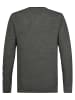 Petrol Industries Strukturstrickpullover aus Baumwolle ironstone in Grün