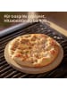 Praknu Pizzastein Rund 30 cm für Grill und Backofen - Für knusprigen Boden -