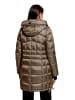 Gil Bret Winterjacke mit abnehmbarer Kapuze in Dark Earth
