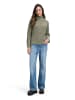 CARTOON Strickpullover mit Stehkragen in Pale Khaki