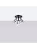 Nice Lamps Plafond SOLARA 3P schwarz/chrom H 13