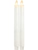 STAR Trading LED-Stabkerzen 'M-Twinkle', 2er-Set, weiß, 24cm