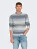 Only&Sons Strickpullover Rundhals Flachstrick Regular Fit in Grau