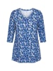 Ulla Popken Longshirt in azurblau
