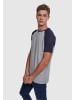 Urban Classics T-Shirts in grey/navy