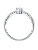 Trilani Ring aus Sterling Silber mit Zirkonia in silber