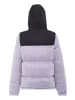 myMo Damen Wattierte Steppjacke in Lavendel Schwarz