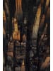 Mauro Ferretti Gemälde auf lackierter Leinwand mit Rahmen und Reliefs, 72 x 4 x 102 cm