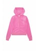 Juicy Couture Juicy Couture Zip-Kapuzenpullover in begonia pink
