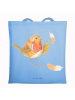 Mr. & Mrs. Panda Shopping Bag Rotkehlchen Federn ohne Spruch in Sky Blue