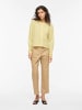 Vila Strickjacke in Pastel Yellow