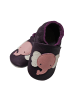 Yalion Baby Krabbelschuhe aus Leder, weiche Lauflernschuhe mit rutschfester Sohle 